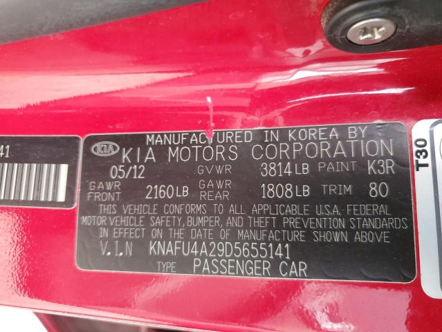 Photo 11 VIN: KNAFU4A29D5655141 - KIA FORTE 