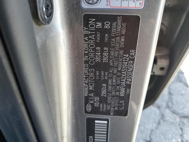 Photo 11 VIN: KNAFU4A2XA5194124 - KIA FORTE 