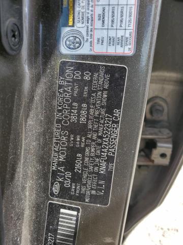 Photo 11 VIN: KNAFU4A2XA5223217 - KIA FORTE 