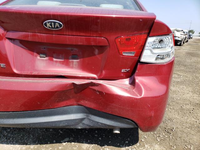 Photo 8 VIN: KNAFU4A2XA5294417 - KIA FORTE EX 