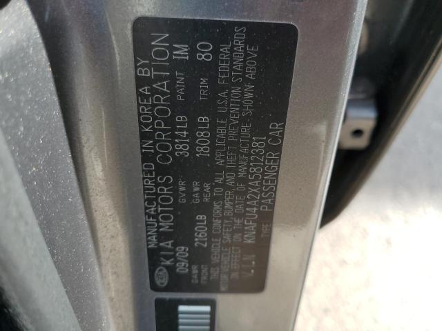 Photo 12 VIN: KNAFU4A2XA5812381 - KIA FORTE EX 