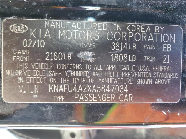 Photo 12 VIN: KNAFU4A2XA5847034 - KIA FORTE 