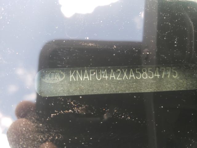 Photo 9 VIN: KNAFU4A2XA5854775 - KIA FORTE EX 