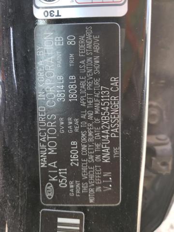 Photo 11 VIN: KNAFU4A2XB5451137 - KIA FORTE EX 