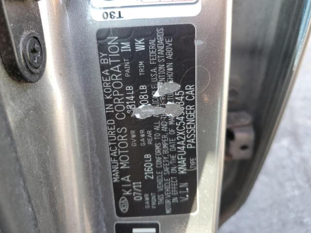 Photo 11 VIN: KNAFU4A2XC5490845 - KIA FORTE EX 