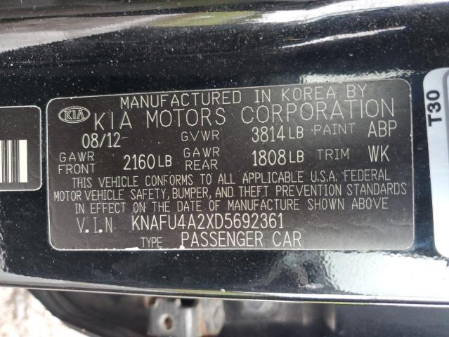 Photo 11 VIN: KNAFU4A2XD5692361 - KIA FORTE 