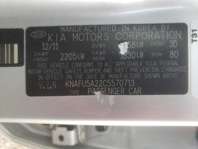 Photo 11 VIN: KNAFU5A22C5570713 - KIA FORTE 