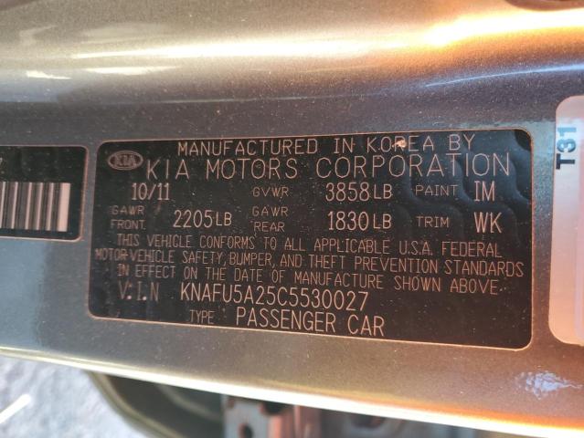 Photo 11 VIN: KNAFU5A25C5530027 - KIA FORTE EX 