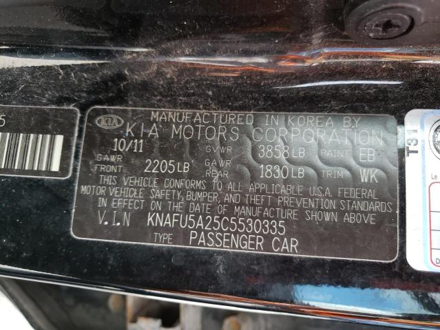 Photo 11 VIN: KNAFU5A25C5530335 - KIA FORTE EX 