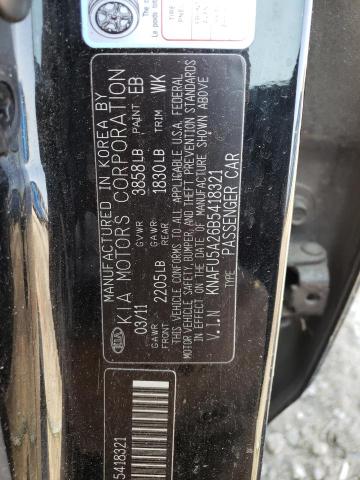 Photo 11 VIN: KNAFU5A26B5418321 - KIA FORTE EX 