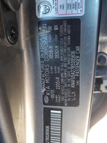 Photo 12 VIN: KNAFU5A27B5395616 - KIA FORTE EX 