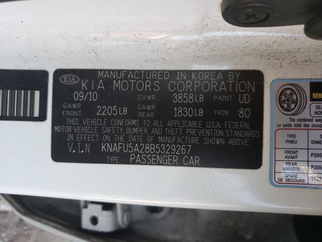 Photo 9 VIN: KNAFU5A28B5329267 - KIA FORTE EX 