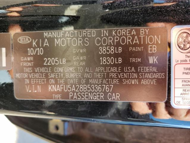 Photo 9 VIN: KNAFU5A28B5336767 - KIA FORTE EX 