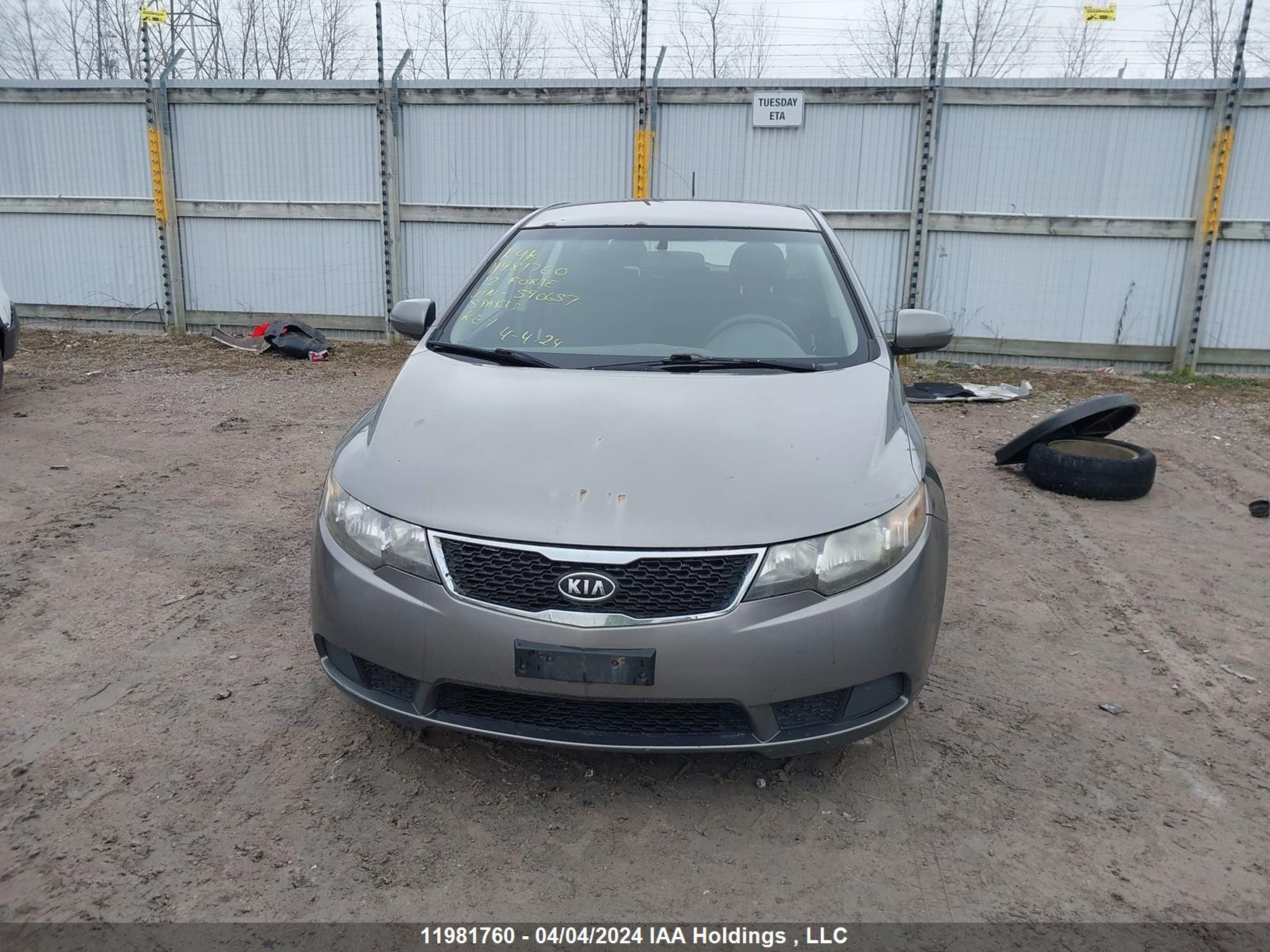 Photo 11 VIN: KNAFU5A28C5590657 - KIA FORTE 