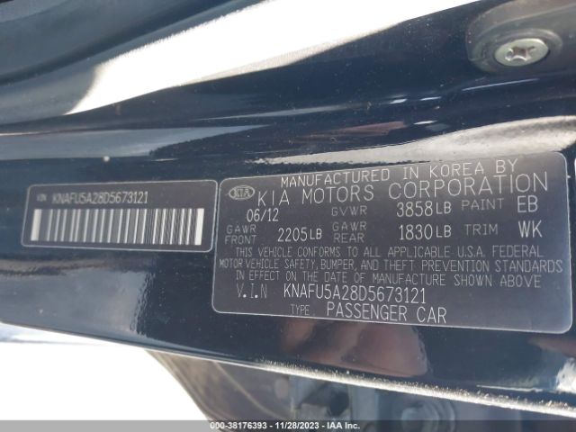 Photo 8 VIN: KNAFU5A28D5673121 - KIA FORTE 