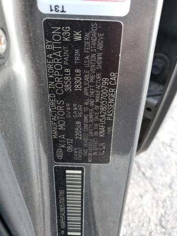 Photo 9 VIN: KNAFU5A28D5700799 - KIA FORTE EX 