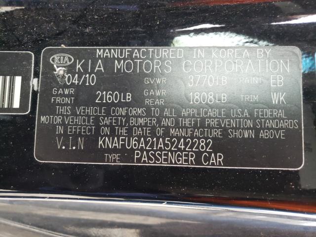 Photo 9 VIN: KNAFU6A21A5242282 - KIA FORTE EX 