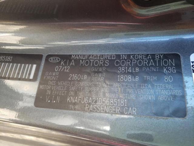 Photo 9 VIN: KNAFU6A21D5685181 - KIA FORTE EX 