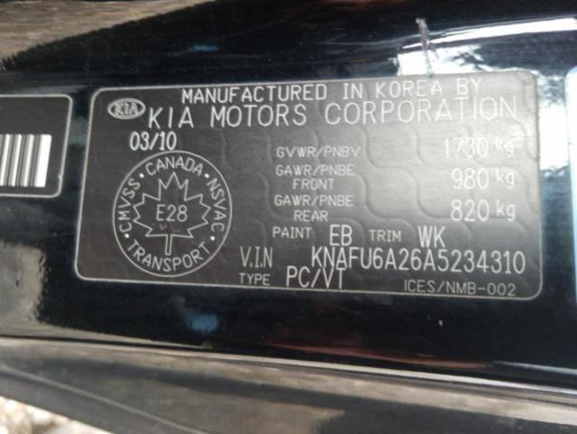 Photo 8 VIN: KNAFU6A26A5234310 - KIA FORTE EX 