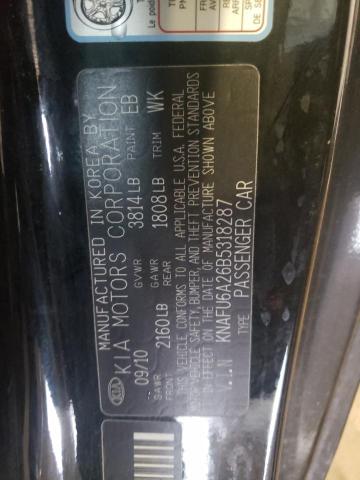 Photo 11 VIN: KNAFU6A26B5318287 - KIA FORTE EX 