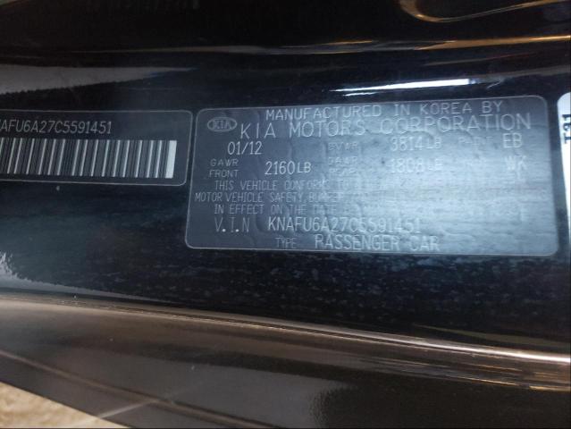 Photo 9 VIN: KNAFU6A27C5591451 - KIA FORTE EX 