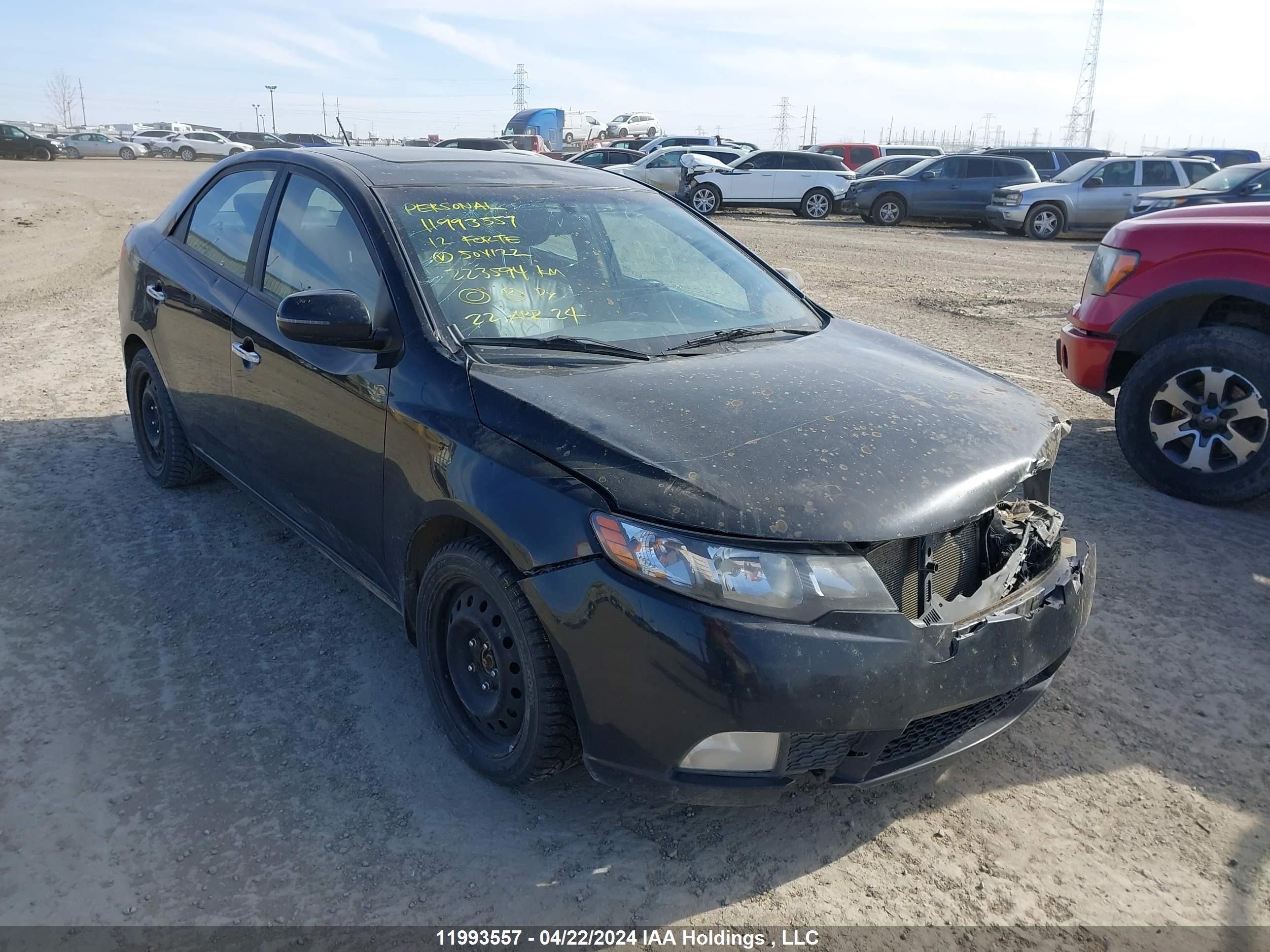 Photo 0 VIN: KNAFW4A35C5504122 - KIA FORTE 