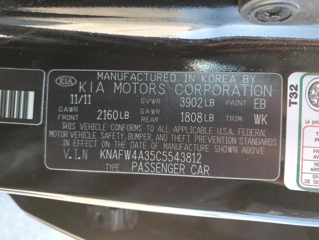 Photo 12 VIN: KNAFW4A35C5543812 - KIA FORTE 