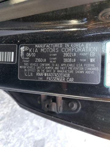 Photo 11 VIN: KNAFW4A37A5311418 - KIA FORTE SX 