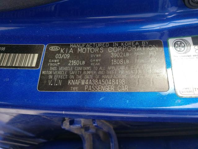 Photo 11 VIN: KNAFW4A38A5048498 - KIA FORTE 