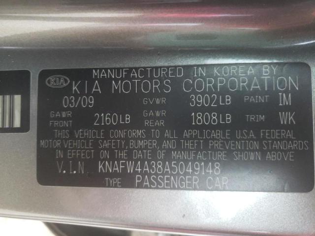 Photo 9 VIN: KNAFW4A38A5049148 - KIA FORTE SX 