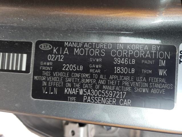 Photo 9 VIN: KNAFW5A30C5597217 - KIA FORTE SX 