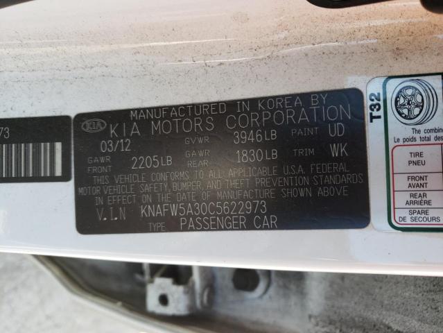 Photo 12 VIN: KNAFW5A30C5622973 - KIA FORTE 