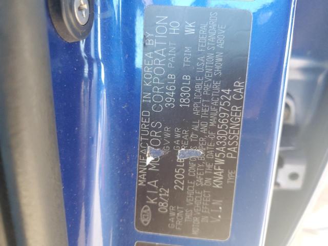 Photo 11 VIN: KNAFW5A33D5697524 - KIA FORTE 