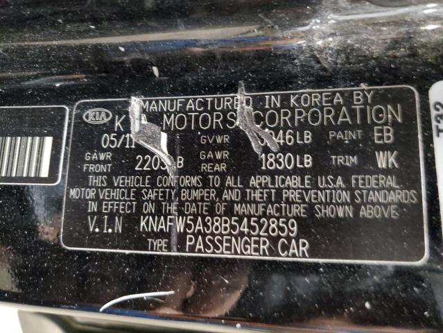 Photo 12 VIN: KNAFW5A38B5452859 - KIA FORTE 