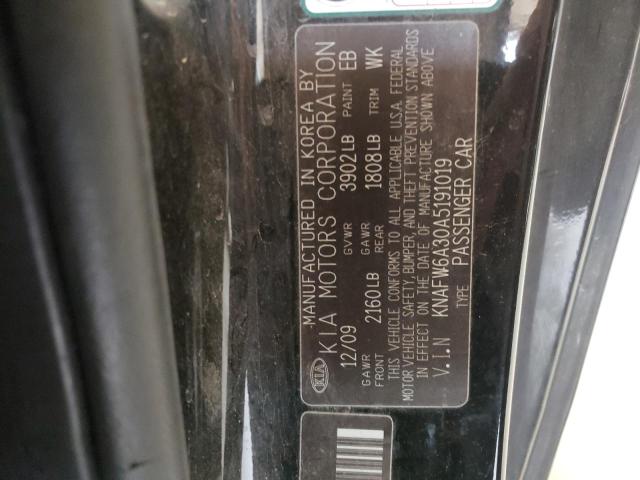 Photo 11 VIN: KNAFW6A30A5191019 - KIA FORTE SX 