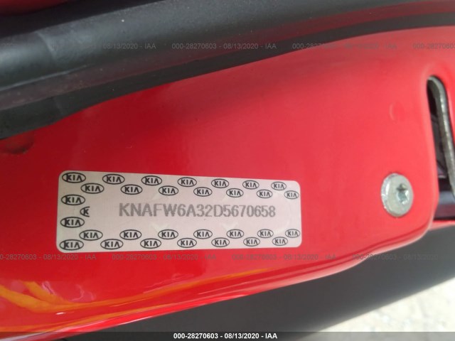 Photo 8 VIN: KNAFW6A32D5670658 - KIA FORTE 