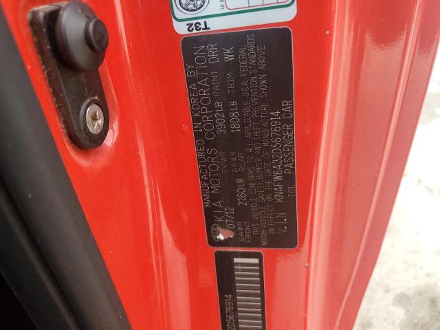 Photo 11 VIN: KNAFW6A32D5676914 - KIA FORTE SX 