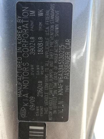 Photo 11 VIN: KNAFW6A33A5130215 - KIA FORTE SX 