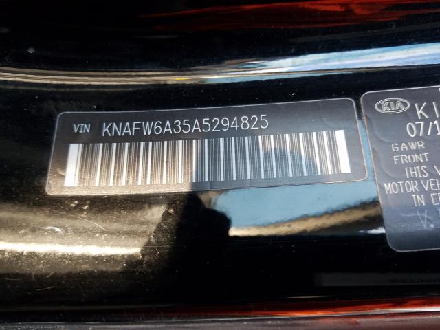 Photo 9 VIN: KNAFW6A35A5294825 - KIA FORTE SX 