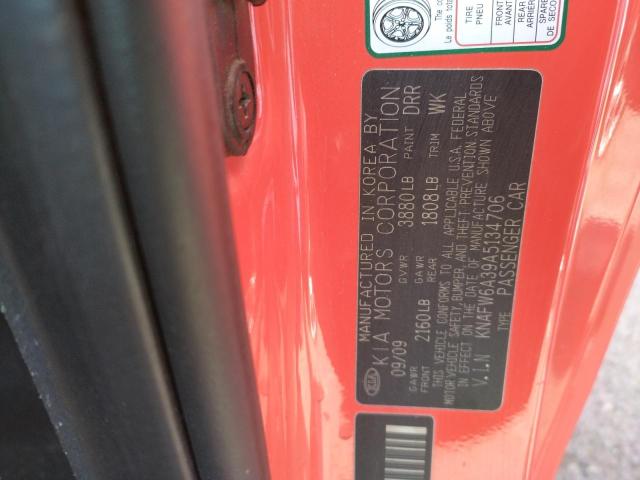 Photo 11 VIN: KNAFW6A39A5134706 - KIA FORTE 