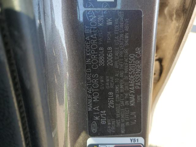 Photo 11 VIN: KNAFX4A60E5211500 - KIA FORTE 