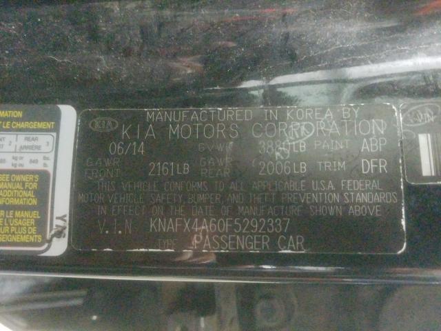 Photo 9 VIN: KNAFX4A60F5292337 - KIA FORTE LX 