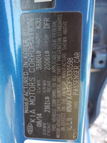 Photo 11 VIN: KNAFX4A60F5330598 - KIA FORTE 