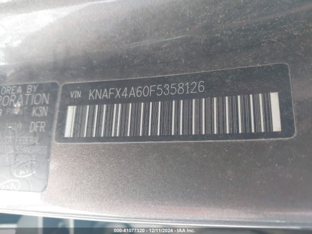 Photo 8 VIN: KNAFX4A60F5358126 - KIA FORTE 