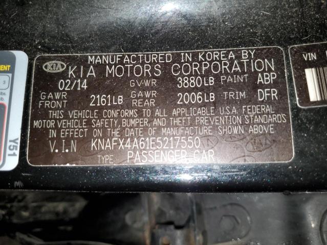 Photo 11 VIN: KNAFX4A61E5217550 - KIA FORTE LX 