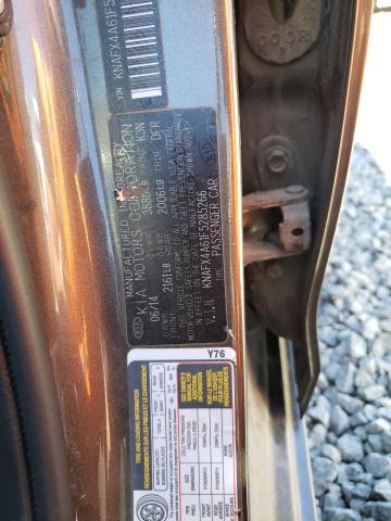 Photo 11 VIN: KNAFX4A61F5285266 - KIA FORTE LX 