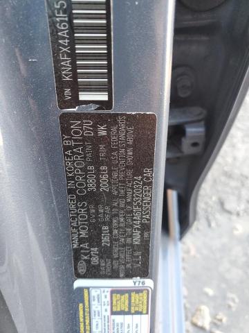 Photo 11 VIN: KNAFX4A61F5320324 - KIA FORTE LX 