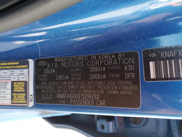 Photo 9 VIN: KNAFX4A61F5339732 - KIA FORTE LX 