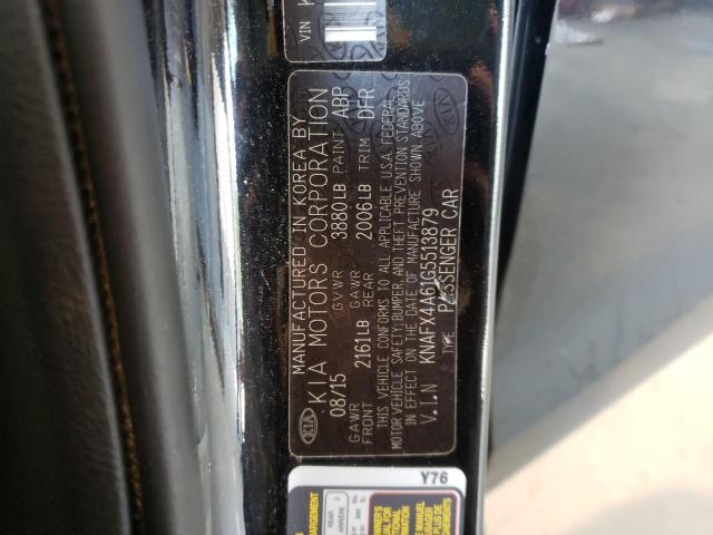 Photo 12 VIN: KNAFX4A61G5513879 - KIA FORTE LX 