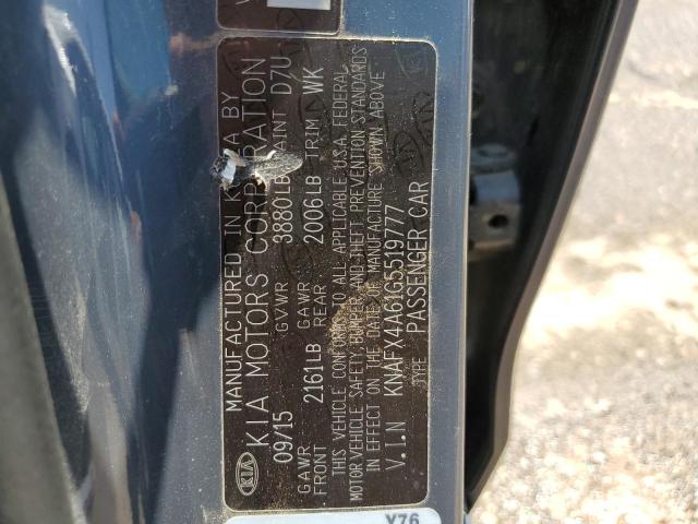 Photo 11 VIN: KNAFX4A61G5519777 - KIA FORTE 